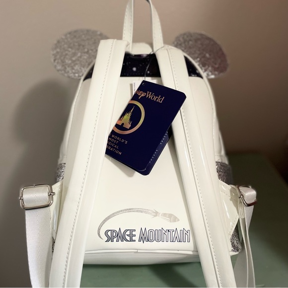 NWT Space Mountain “Mickey Mouse: The Main Attraction” Loungefly Mini Backpack - Picture 6 of 8
